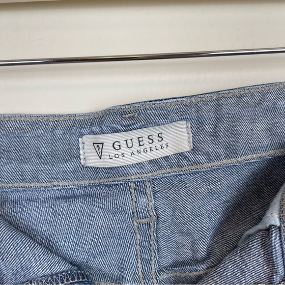 Guess Distressed Denim Shorts Size 26 - Picture 2 of 5